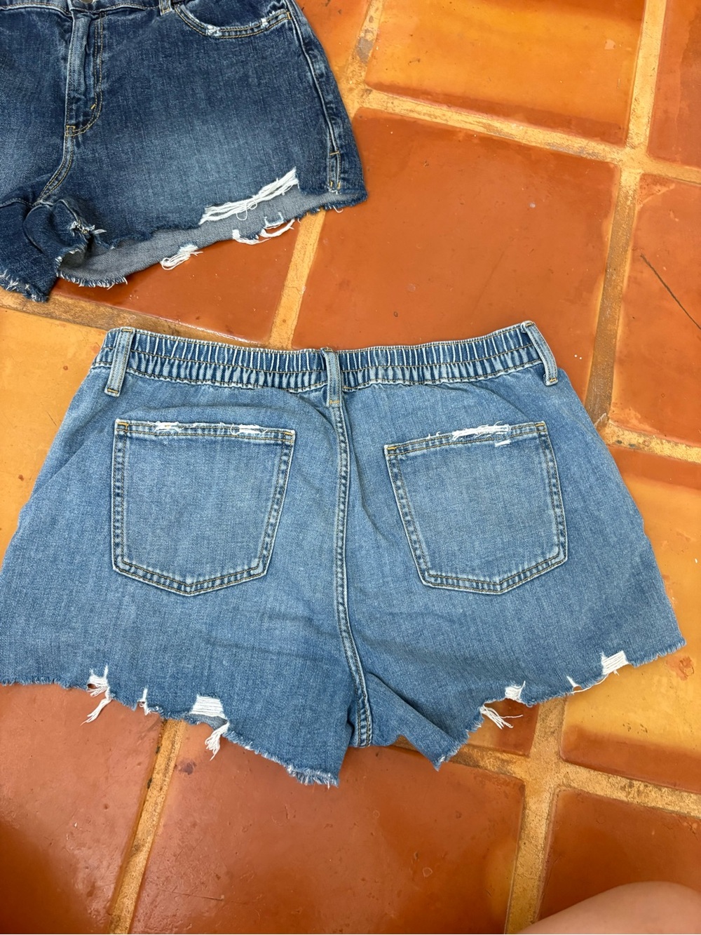 Aerie Daydream Distressed Denim Shorts Bundle Size L - Picture 2 of 4
